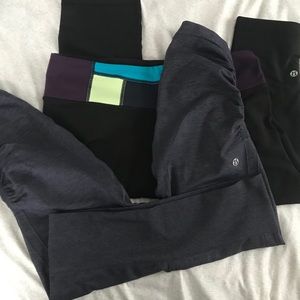 Lululemon Size 10 Crop Leggings - 2 pair